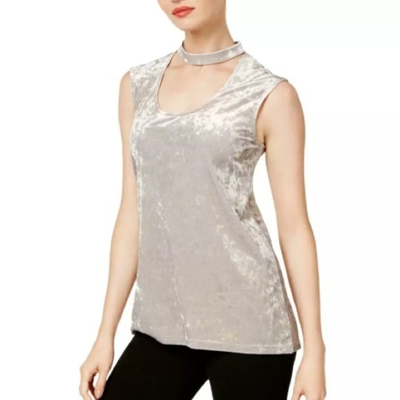 Vince Camuto dove metal blouse - Picture 1 of 3